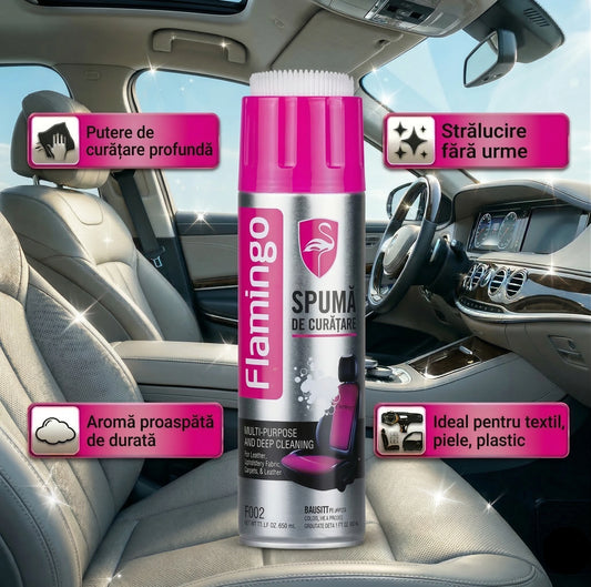 Flamingo - Spumă Activă de Curățare Multifuncțională, Pachet 1+1 GRATIS